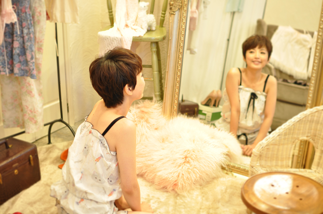 anne salon de coiffure の落ち着いた店内
